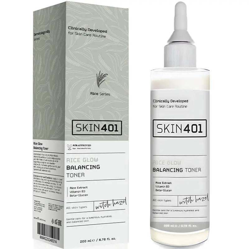 Skin401 Rice Glow Balancing Toner for Brightening 200ml