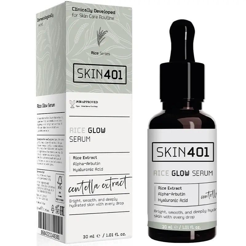 Skin401 Rice Glow Serum Brightening &amp; Hydrating Formula 30 ml