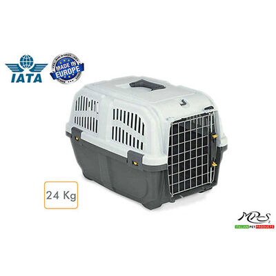 Skudo 3 IATA Plastic Pet Carrier for Cats and Dogs 60x40x39 cm