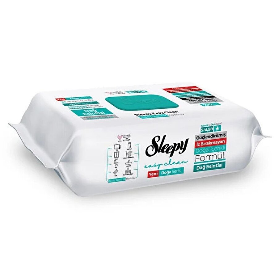 Sleepy Mountain Surface Cleaning Towel Wipes Mountain Breeze 100 Sheets