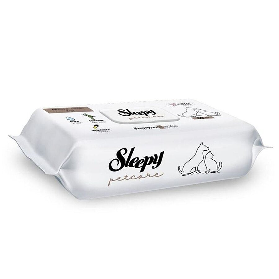 Sleepy Pet Care Pet Wet Wipes 60 Sheets