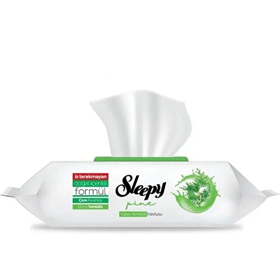 Sleepy Surface Cleaning Wipes Pine Freshness 100 Sheets