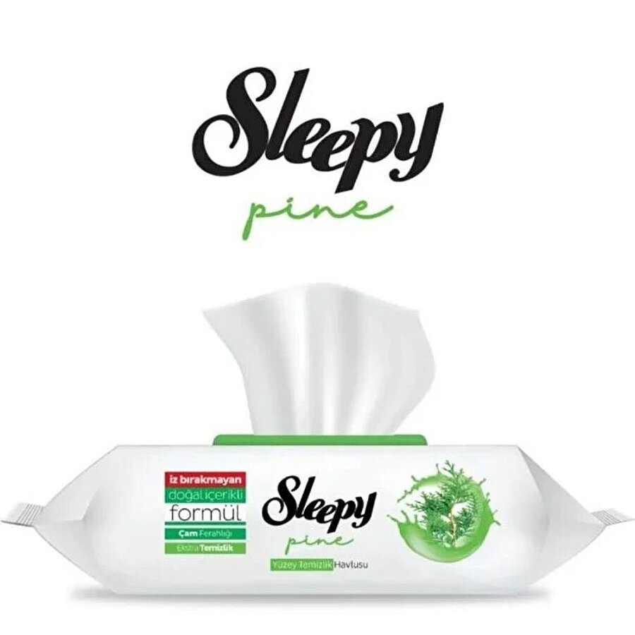 Sleepy Surface Cleaning Wipes Pine Freshness 100 Sheets