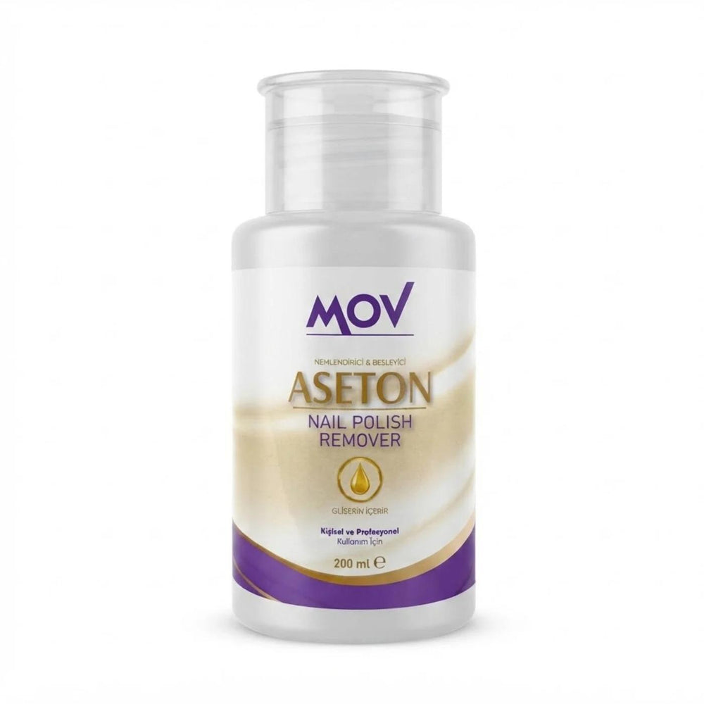 Mov Pump Dispenser Nail Polish Remover Acetone 200 ml