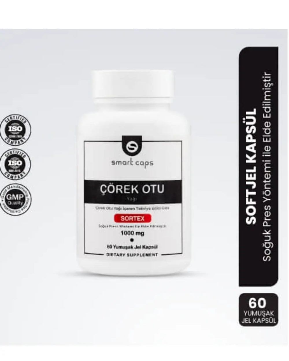 Smartcaps Black Seed Oil Dietary Supplement 60 Softgels