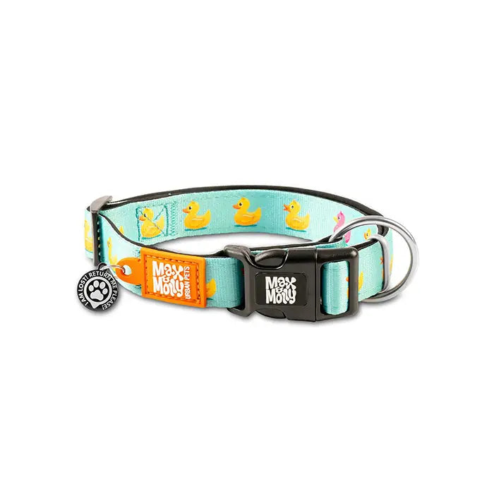Max & Molly Smart ID Ducklings Dog Collar Medium