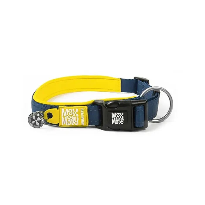 Max & Molly Smart ID Matrix Yellow Dog Collar X-Small