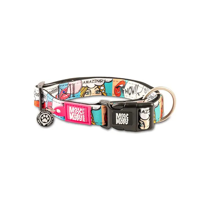 Max & Molly Missy Pop Smart ID Dog Collar Medium