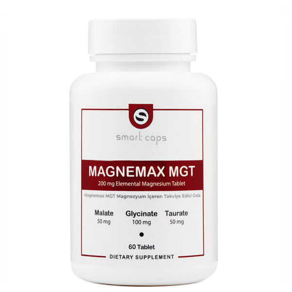 Smartcaps Magnemax MGT Magnesium Complex Supplement 60 Tablets
