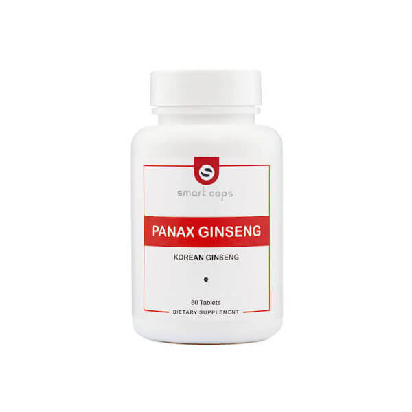 Smartcaps Panax Ginseng Energy Support Supplement 60 Tablets