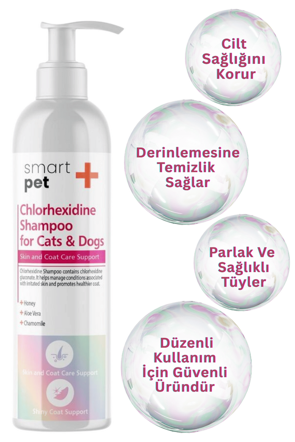 SmartPet+ Chlorhexidine Soothing Pet Shampoo for Itchy Skin 250ml