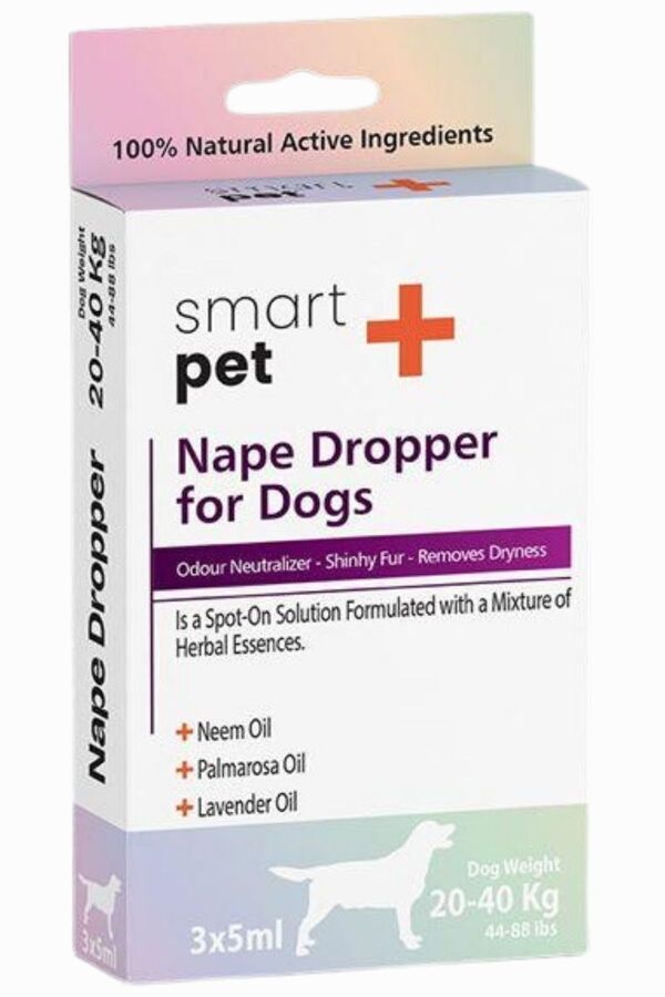 Smartpet + Large Dog Skin Care Spot-On Drops 3x5ml