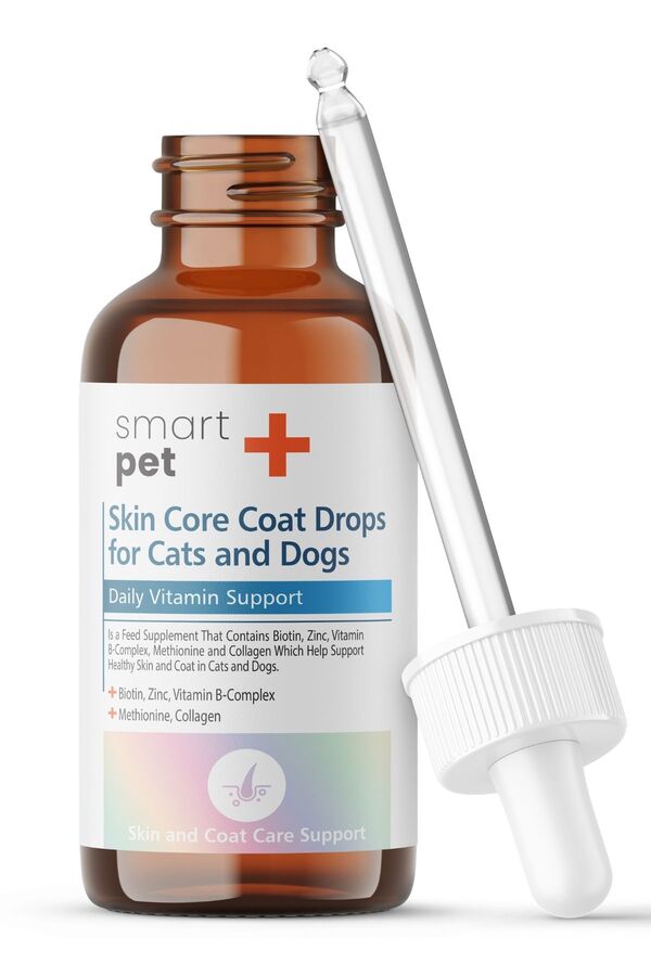 Smartpet + Biotin Skin & Coat Drops for Cats and Dogs 30ml