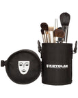 Kryolan Cylindrical Makeup Brush Case for Travel
