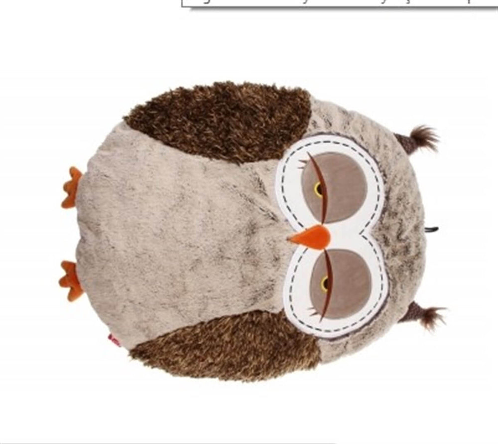Gigwi Snoozy Friends Owl Pet Bed Soft Plush 55x45cm