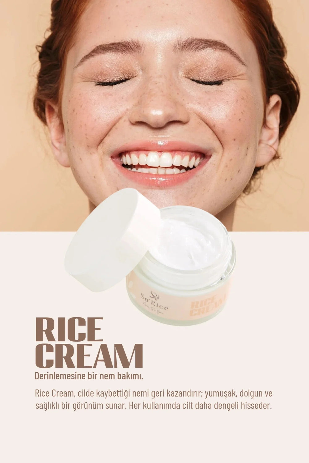 So Rice Rice Cream Hydrating Moisturizer 50 ml