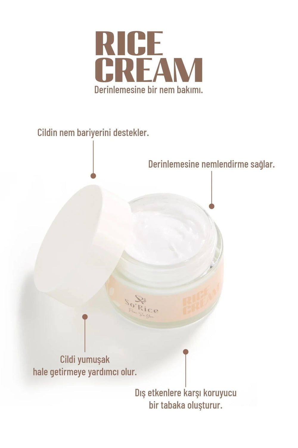 So Rice Rice Cream Hydrating Moisturizer 50 ml