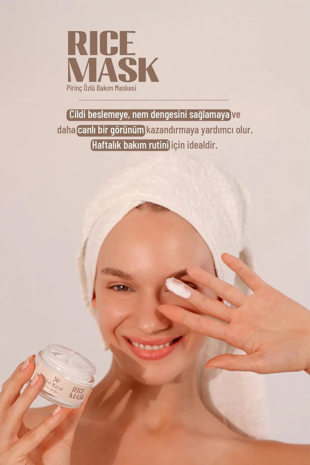 So Rice Rice Mask Brightening Face Mask 50 ml