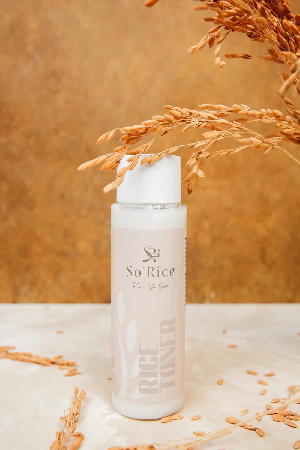 So Rice Rice Toner 200 ml - Rice Extract Facial Toner for Daily Skin Care