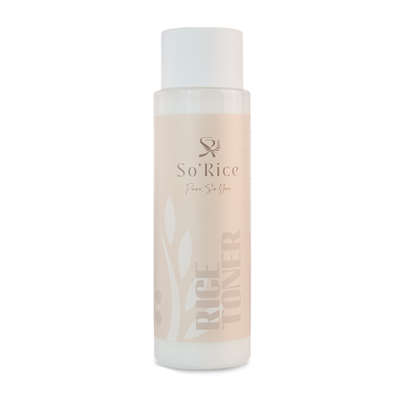 So Rice Rice Toner 200 ml - Rice Extract Facial Toner for Daily Skin Care
