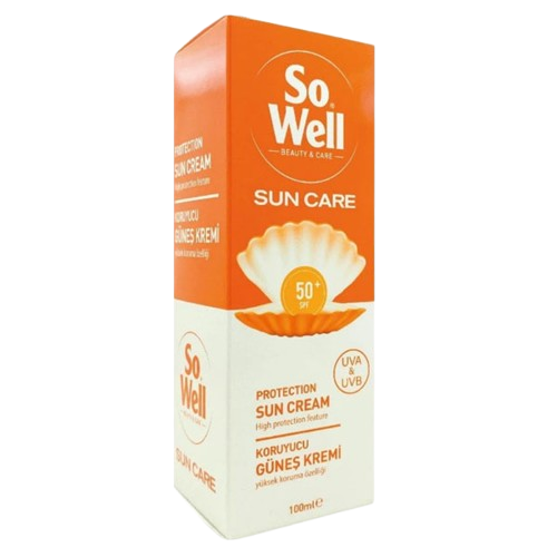 So Well SPF 50+ Sunscreen Cream for High UV Protection 100 ml