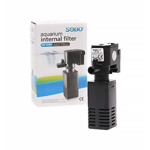 Sobo WP-850F Compact Internal Aquarium Filter with Oxygen Support