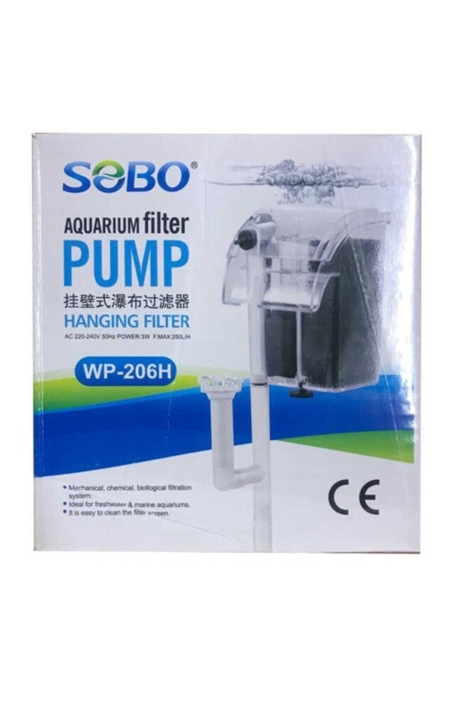 Sobo Mini Hanging Filter 250 L/H High Efficiency 3W