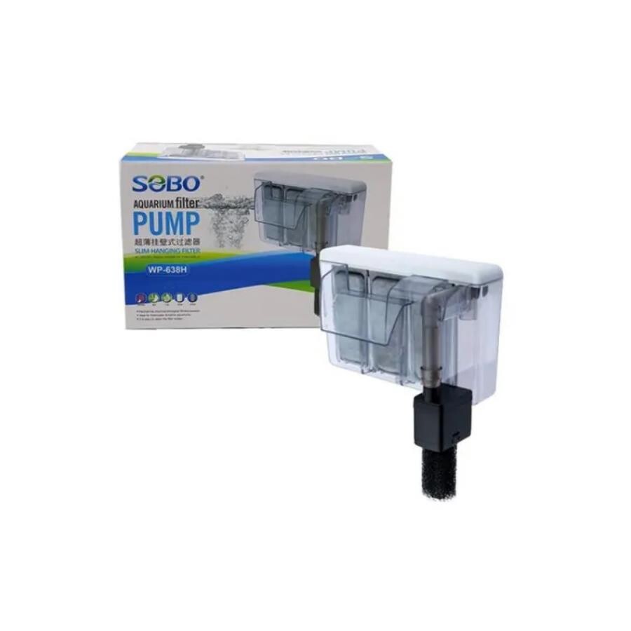 Sobo Mini Hang-On Waterfall Filter 500L/h for Aquariums 6.8W