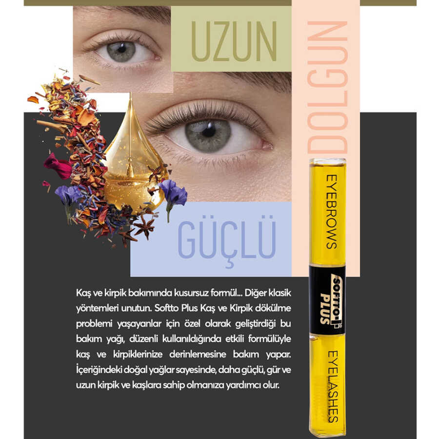 Softto Plus Brow and Lash Serum with Keratin & Vitamin E 20 ml