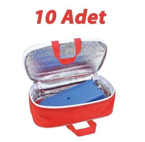 Mor Elma Insulated Thermal Carry Bag with Zipper 10 Count