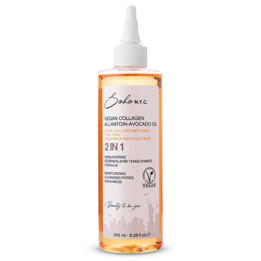 Soho N.Y.C Anti-Aging Vegan Collagen Face Tonic 245ml