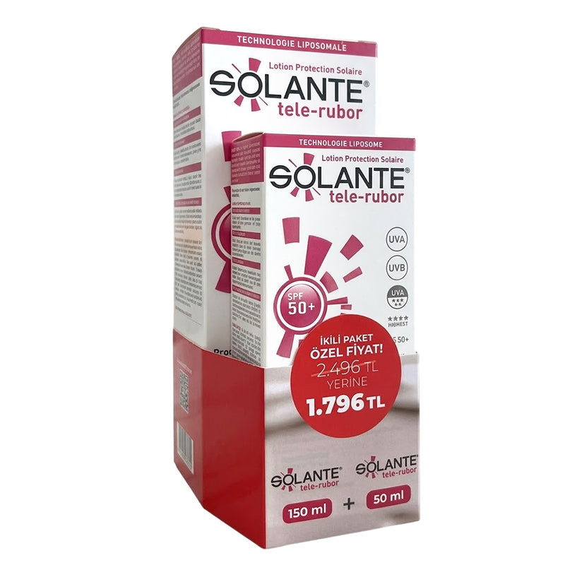 Solante Telerubor Sun Care Lotion SPF 50+ Duo Pack