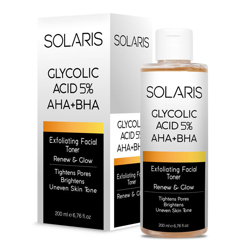 Solaris Pore Tightening & Purifying Toner with AHA & BHA 200 ml
