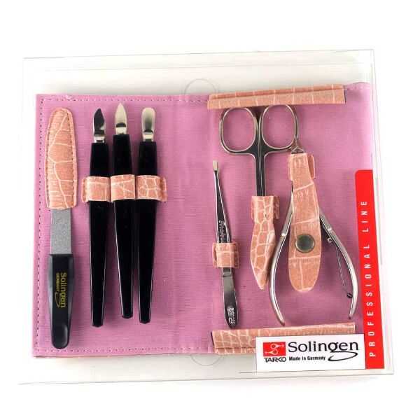 Solingen FD 222N Professional Manicure Set with Travel Case