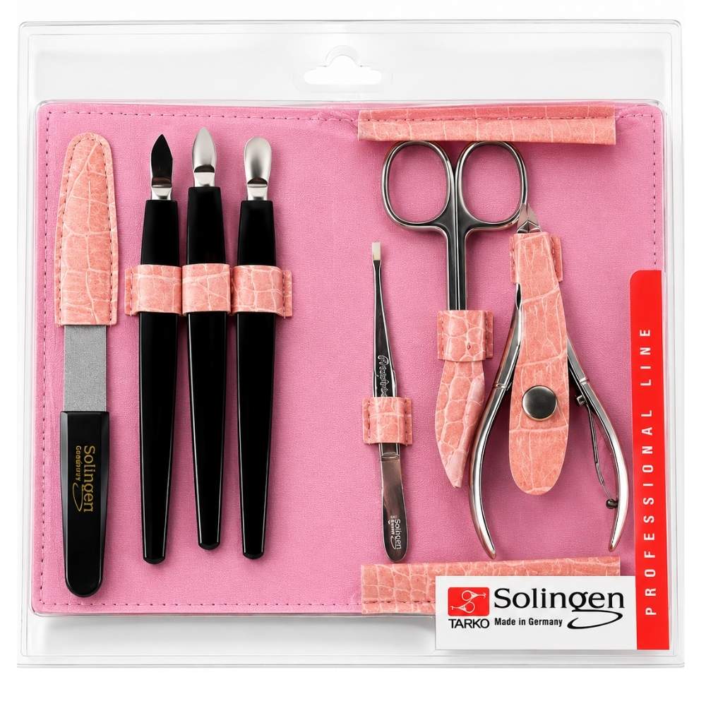 Solingen FD 222N Professional Manicure Set with Travel Case