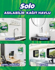 Solo Hangable Paper Towel High Absorbency Roll 1=7