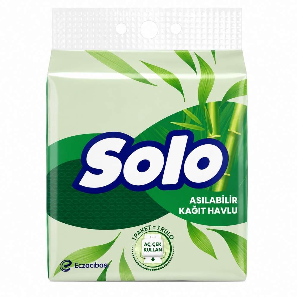 Solo Hangable Paper Towel High Absorbency Roll 1=7