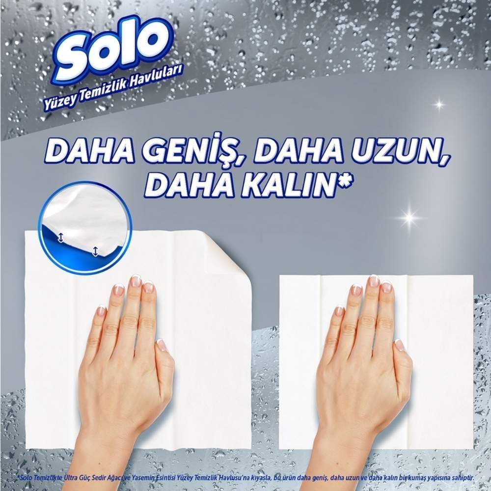 Solo Ultra Power Aquablock Surface Cleaning Wipes 30 Count