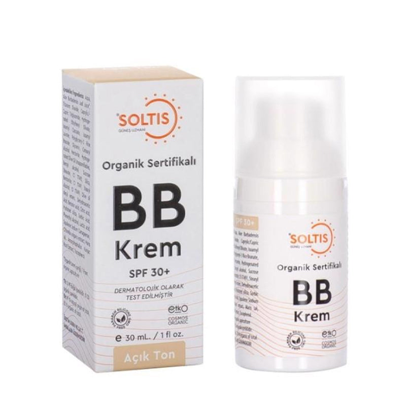 Soltis Organic SPF 30+ BB Cream Light Tone 30 ml