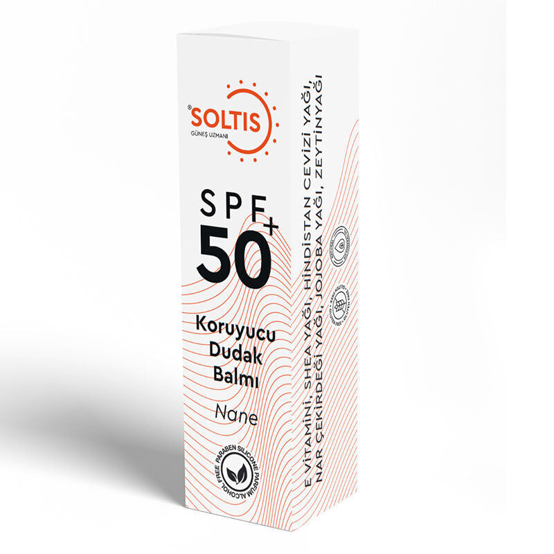 Soltis Hydrating & Plumping Lip Balm SPF 50+ Mint 5 ml