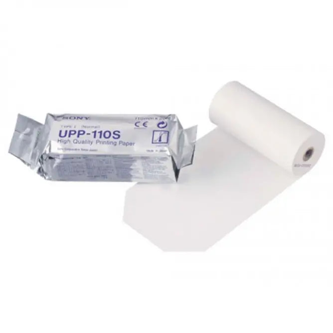 Sony 110 S Ultrasound Paper Roll - A6 Thermal Print Paper, 110 mm x 20 m