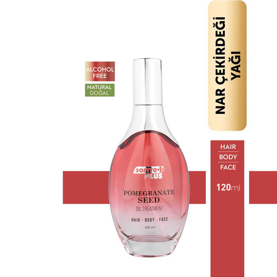 Softto Plus Pomegranate Seed Oil 120 ML - Nourishing Multi-Use Oil