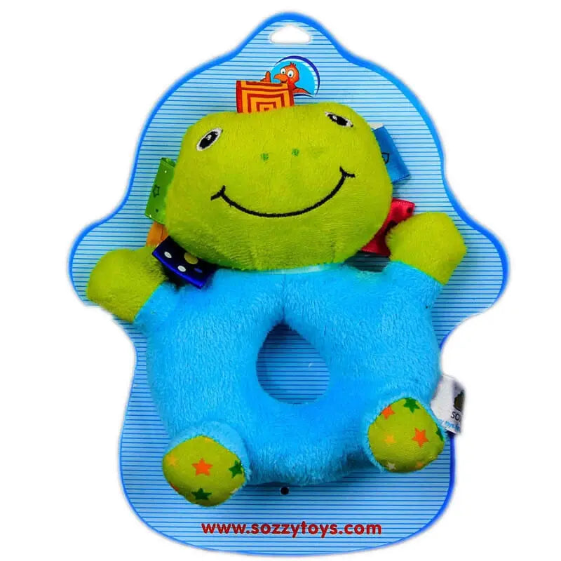 Sozzy Toys Frog Rattle Toy for Babies 0-1 Years