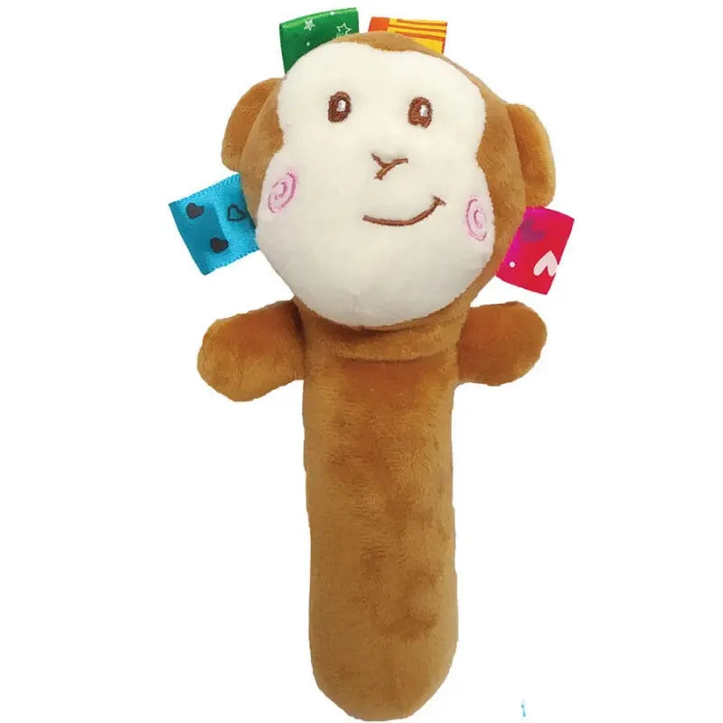 Sozzy Toys Monkey Squeaker &amp; Rattle Toy for Babies