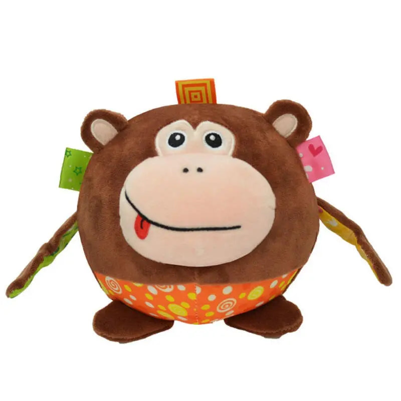 Sozzy Toys Monkey Plush Ball Toy with Colorful Design 18cm