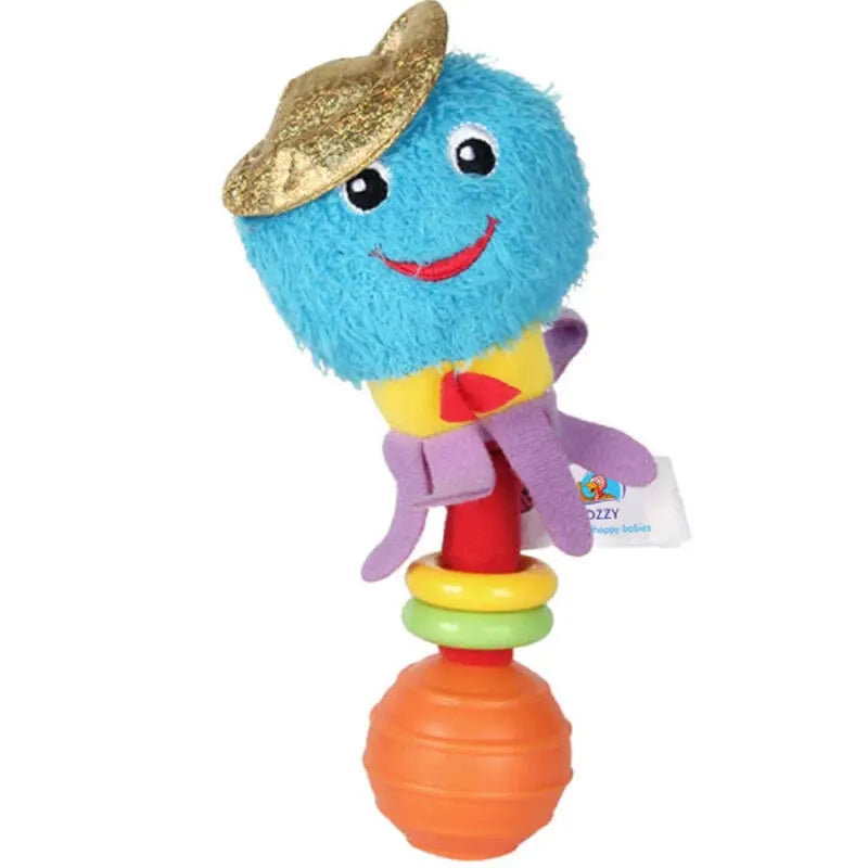 Sozzy Toys Colorful Octopus Plush Rattle Toy for Babies