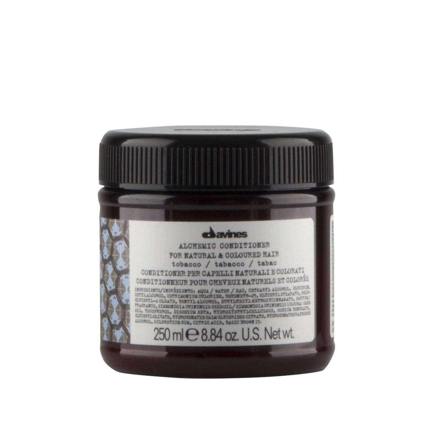 Davines Alchemic Tobacco Hair Conditioner: Enhance &amp; Maintain Rich Brown Tones, Color Depositing, Deeply Conditions - 8.45 fl oz Davines Tobacco Conditioner: Rich Brown Hair Color &amp; Deep Conditioning Davines Alchemic conditioner, Tobacco brown hair conditioner, Brown hair color enhancer, Hair conditioning cream, Davines hair products, Alchemic tobacco, Brown hair treatment, Color depositing conditioner, Hair Conditioner, Brown hair, Color enhancement, Conditioning, Hair care, Hair treatment, Color depositin