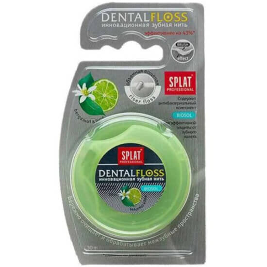 Splat Bergamot &amp; Lemon Waxed Dental Floss 30m