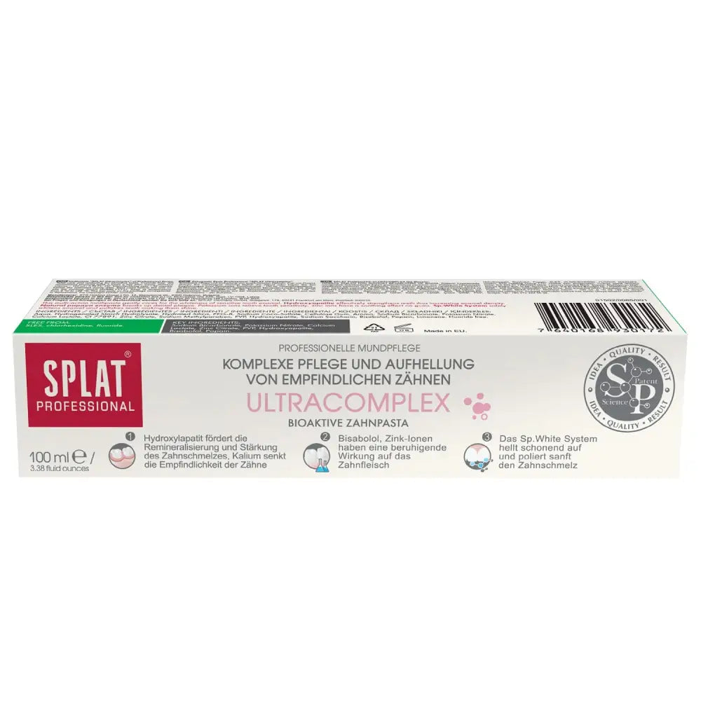 Splat Ultra Complex Toothpaste 100ml - Effective Oral Care | Fluoride-Free - image 5