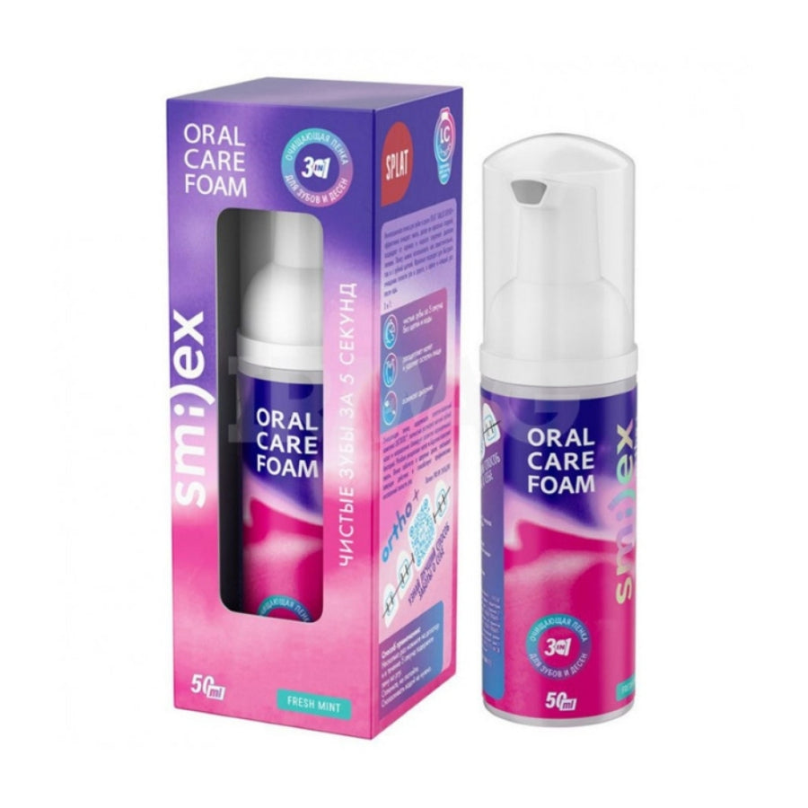 Splat Smilex Oral Care Foam Refreshing Breath Support 50 ml